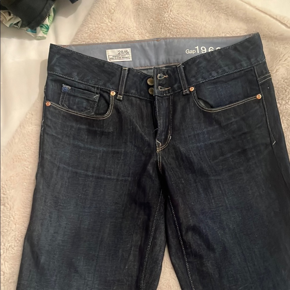 Gap Women's Dark Blue Jeans